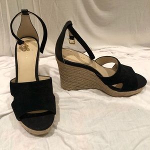 Cole Haan black wedges